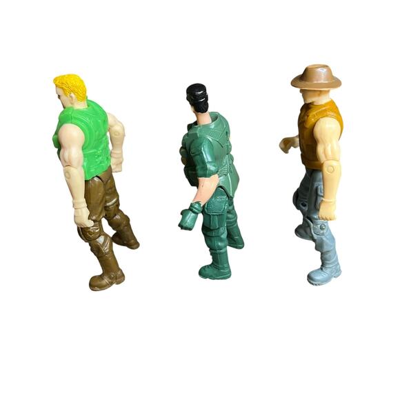 Mixed Lot 3 Action Figures Chap Mei Military Dinosaur Valley/Rick Ranger/Outback - Picture 2 of 6